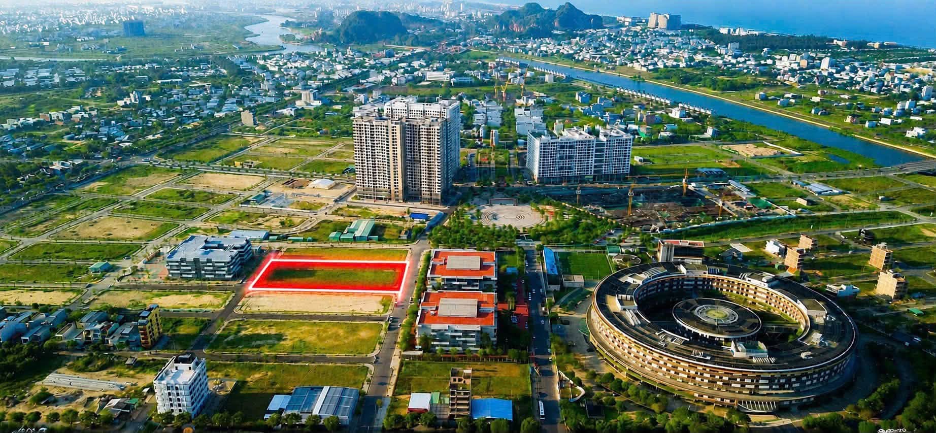 Thực tế vị trí đất nền phân khu U1 FPT City Đà Nẵng